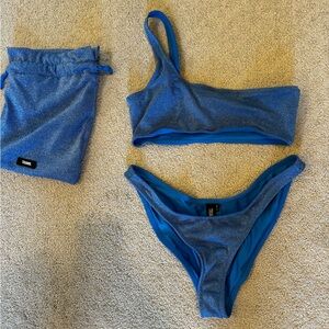 Blue Triangl Bikini S/M